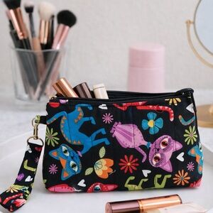 Handmade cosmetics bag
